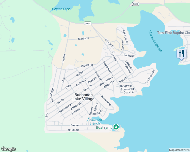 map of restaurants, bars, coffee shops, grocery stores, and more near 712 Wade in Tow