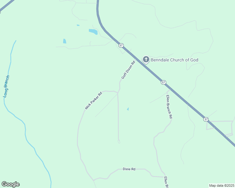 map of restaurants, bars, coffee shops, grocery stores, and more near 100 Edmond Road in Lucedale