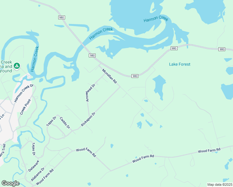 map of restaurants, bars, coffee shops, grocery stores, and more near 3 Kickapoo Drive in Huntsville