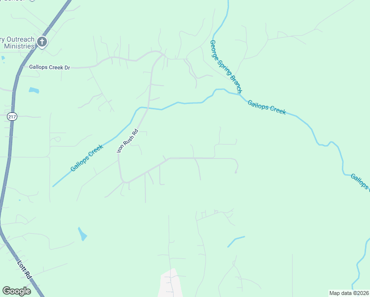 map of restaurants, bars, coffee shops, grocery stores, and more near 7650 Iron Rush Road in Wilmer