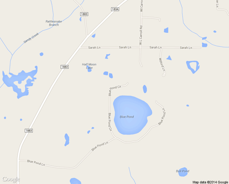 map of restaurants, bars, coffee shops, grocery stores, and more near 454 Blue Pond Cir in Ponce de Leon
