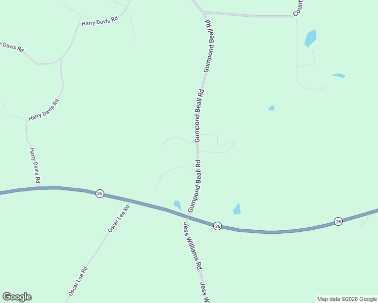 map of restaurants, bars, coffee shops, grocery stores, and more near 67 Gumpond Beall Road in Lumberton