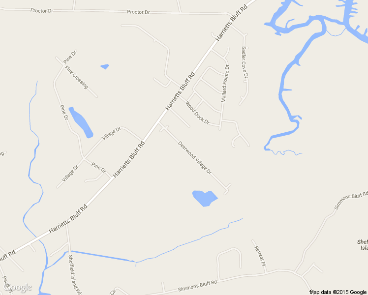 map of restaurants, bars, coffee shops, grocery stores, and more near 184 Deerwood Village Drive in Woodbine