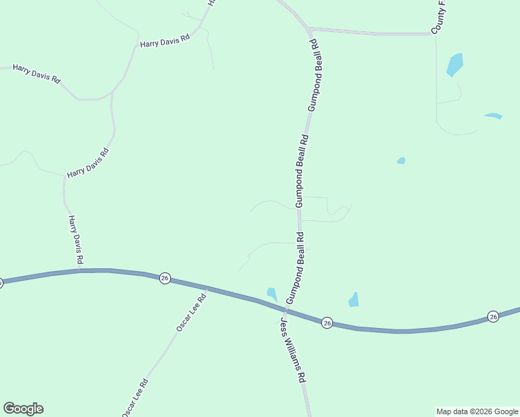 map of restaurants, bars, coffee shops, grocery stores, and more near 67 Gumpond Beall Road in Lumberton