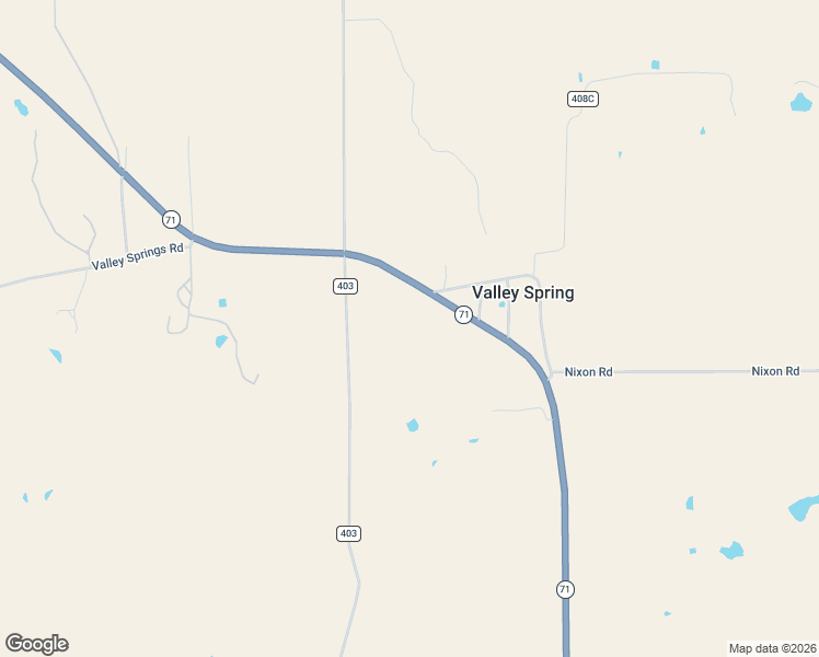 map of restaurants, bars, coffee shops, grocery stores, and more near 12120 Texas 71 in Valley Spring