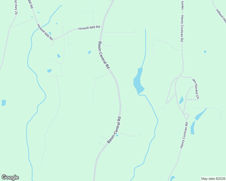 map of restaurants, bars, coffee shops, grocery stores, and more near 2223 Basin-Central Road in Lucedale