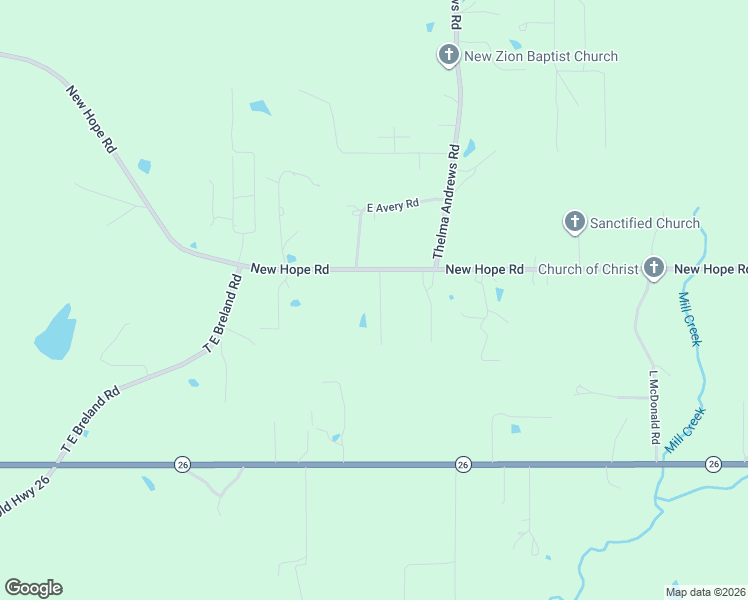 map of restaurants, bars, coffee shops, grocery stores, and more near 10 Brielle Lane in Wiggins