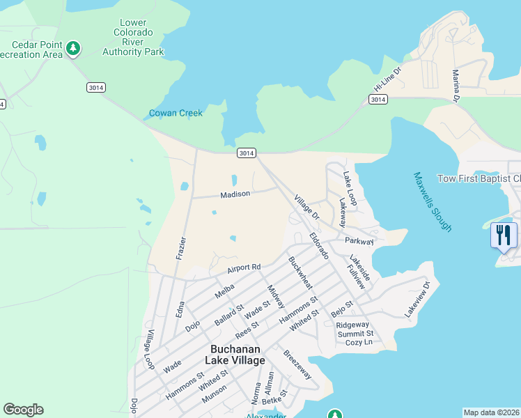 map of restaurants, bars, coffee shops, grocery stores, and more near 364 Madison in Tow