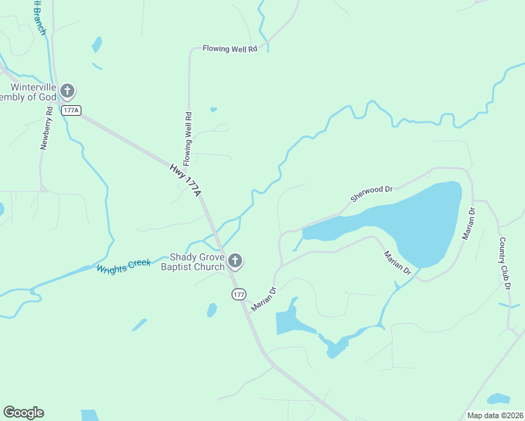 map of restaurants, bars, coffee shops, grocery stores, and more near 1923-1925 West Nottingham Road in Bonifay