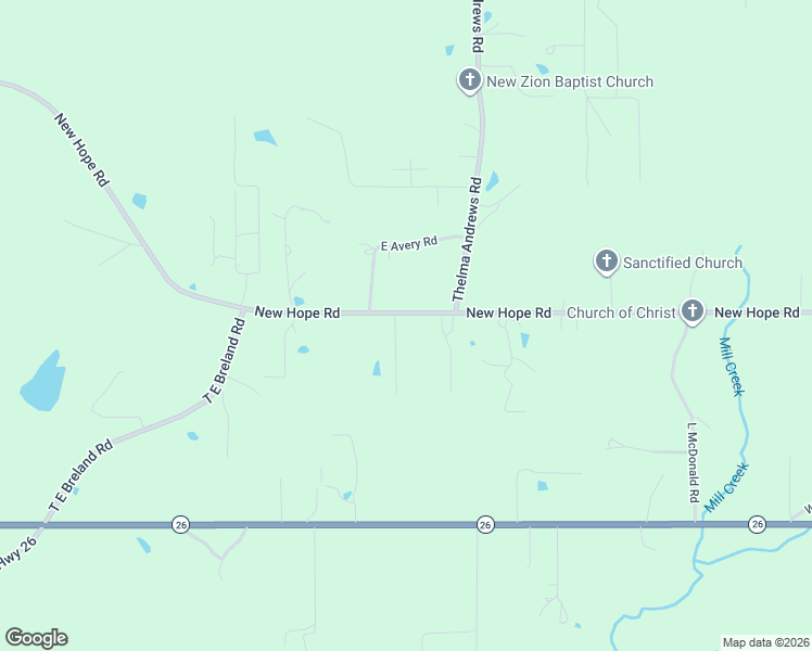 map of restaurants, bars, coffee shops, grocery stores, and more near 10 Brielle Lane in Wiggins