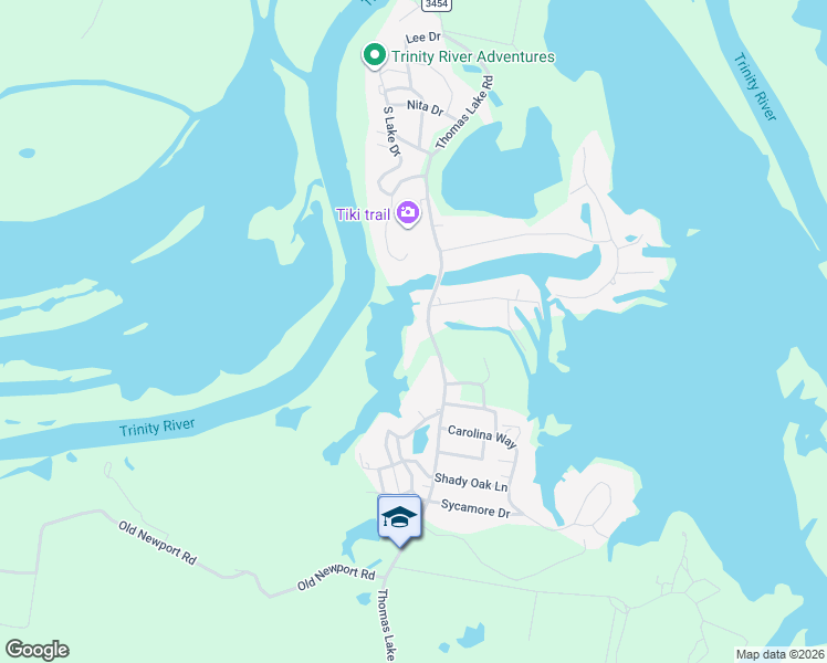 map of restaurants, bars, coffee shops, grocery stores, and more near 71 Thomas Lake Road in Huntsville