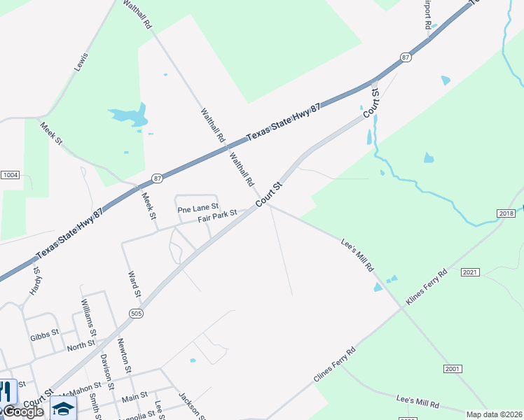 map of restaurants, bars, coffee shops, grocery stores, and more near 1618 Court Street in Newton