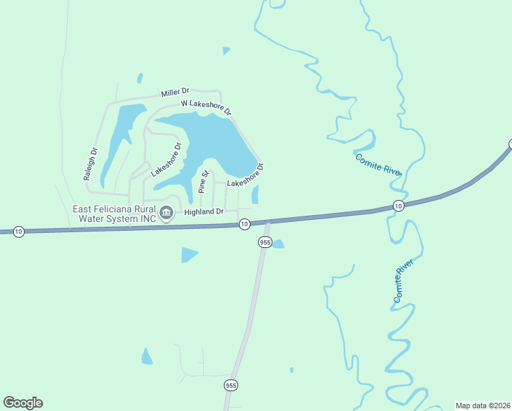 map of restaurants, bars, coffee shops, grocery stores, and more near 7803 Hybiscus Drive in Ethel