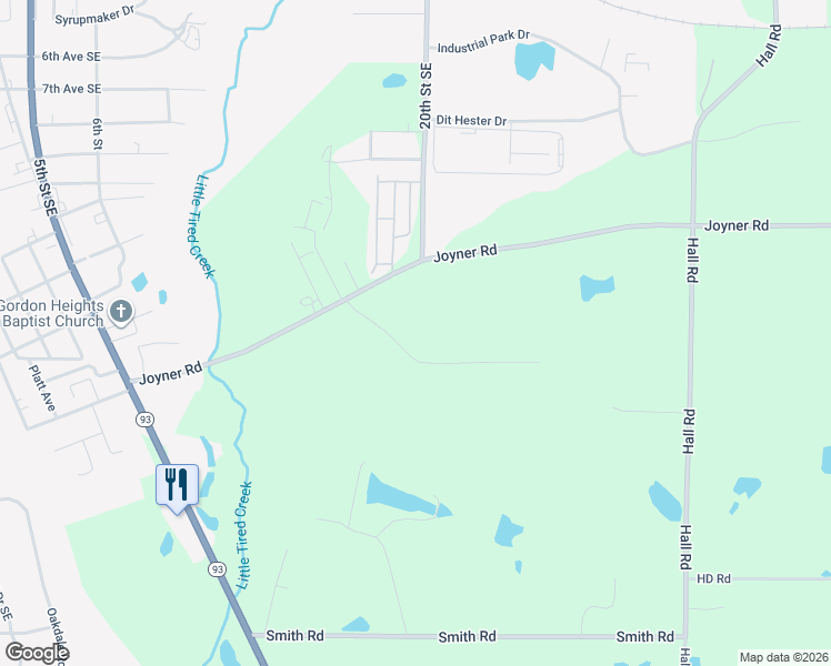map of restaurants, bars, coffee shops, grocery stores, and more near Helton Lane in Cairo