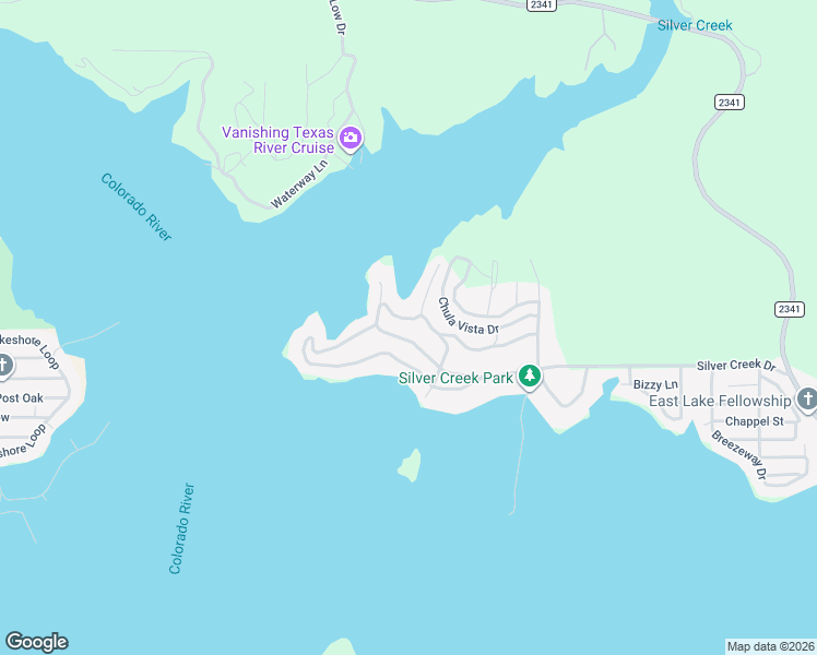 map of restaurants, bars, coffee shops, grocery stores, and more near 300 Beaver Creek Circle Drive in Burnet