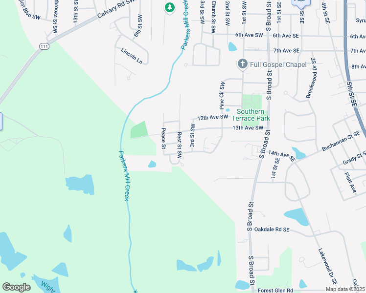 map of restaurants, bars, coffee shops, grocery stores, and more near 310 Humble Avenue Southwest in Cairo