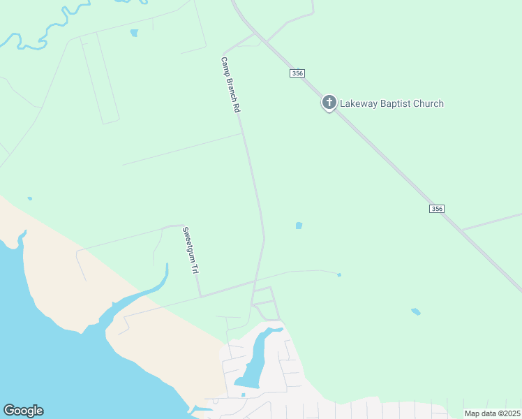 map of restaurants, bars, coffee shops, grocery stores, and more near Camp Branch Rd in Trinity