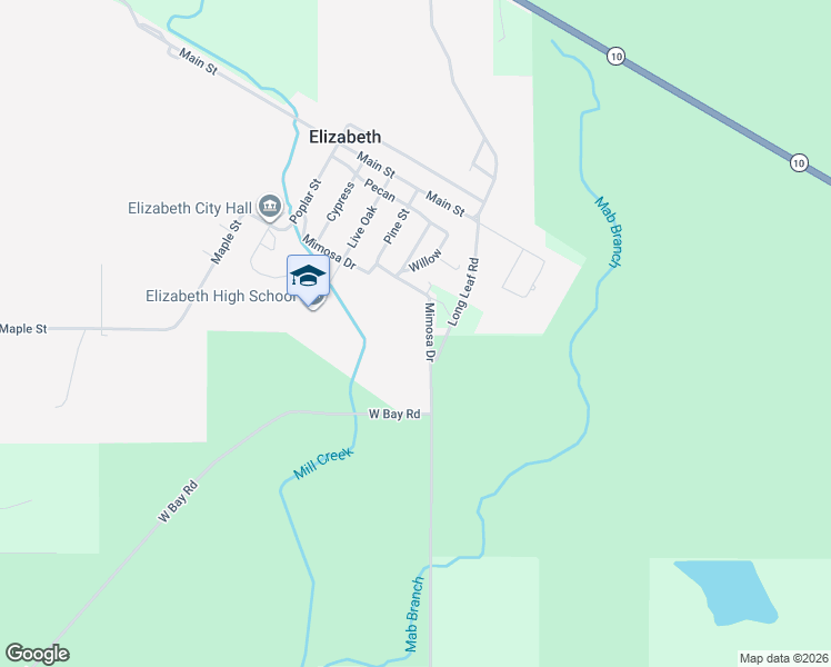 map of restaurants, bars, coffee shops, grocery stores, and more near in Elizabeth