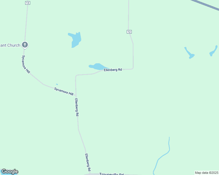 map of restaurants, bars, coffee shops, grocery stores, and more near Ellenburg Road in Quitman