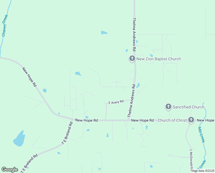 map of restaurants, bars, coffee shops, grocery stores, and more near 9 Sanders Road in Wiggins
