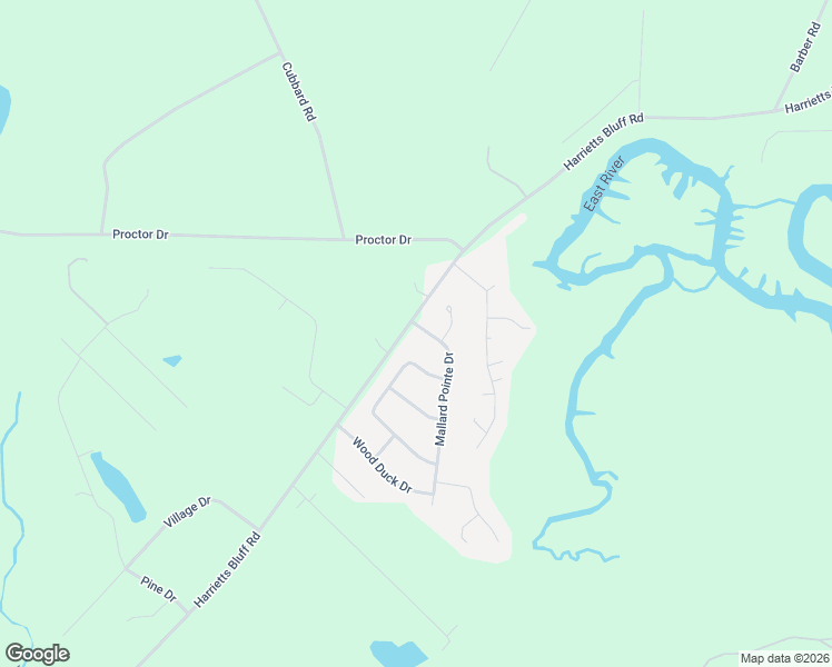 map of restaurants, bars, coffee shops, grocery stores, and more near 26 Mallard Pointe Drive in Woodbine