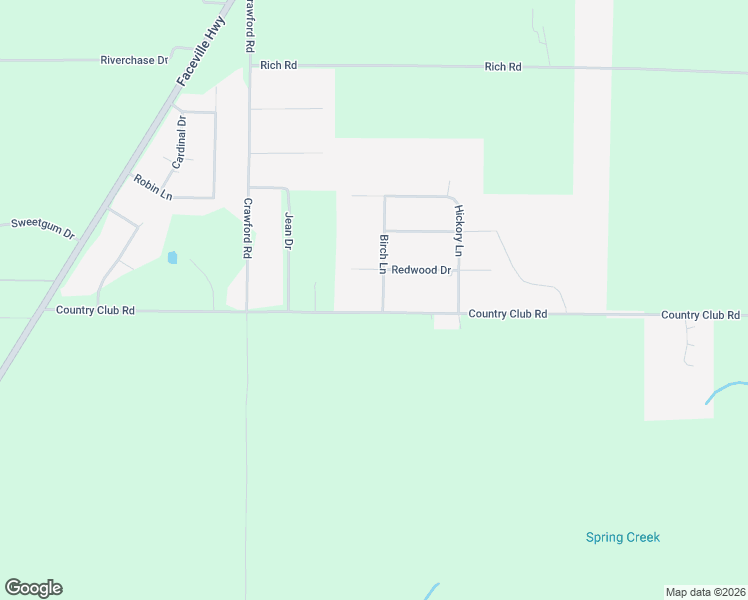 map of restaurants, bars, coffee shops, grocery stores, and more near 291 Country Club Road in Bainbridge