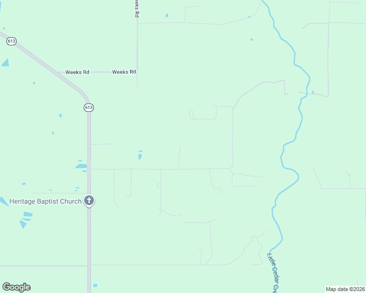 map of restaurants, bars, coffee shops, grocery stores, and more near 204 Easley Road in Lucedale