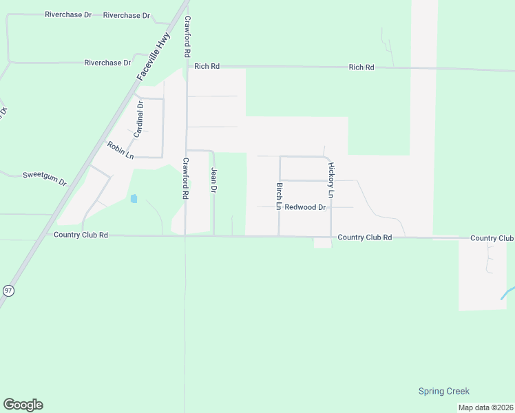 map of restaurants, bars, coffee shops, grocery stores, and more near 105 Redwood Drive in Bainbridge