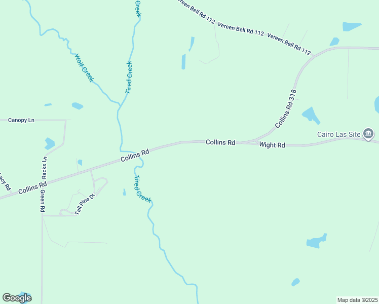 map of restaurants, bars, coffee shops, grocery stores, and more near 2521 Collins Road in Cairo