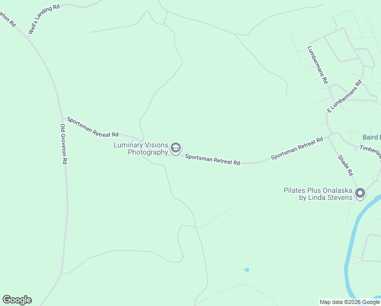 map of restaurants, bars, coffee shops, grocery stores, and more near 4672 Sportsman Retreat Road in Onalaska