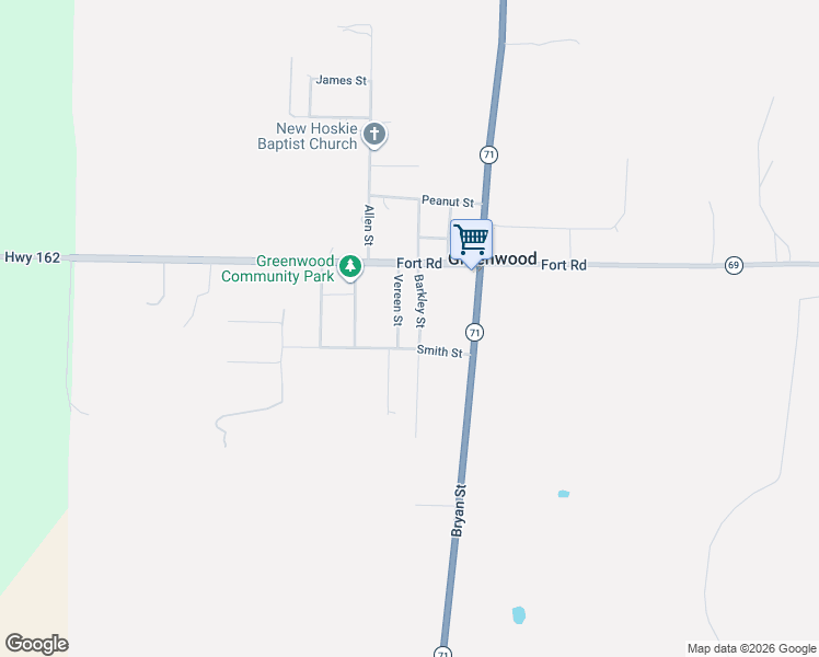 map of restaurants, bars, coffee shops, grocery stores, and more near 4126-4134 Vereen St in Greenwood