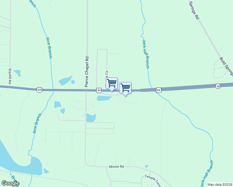 map of restaurants, bars, coffee shops, grocery stores, and more near 4164 U.S. 84 in Cairo