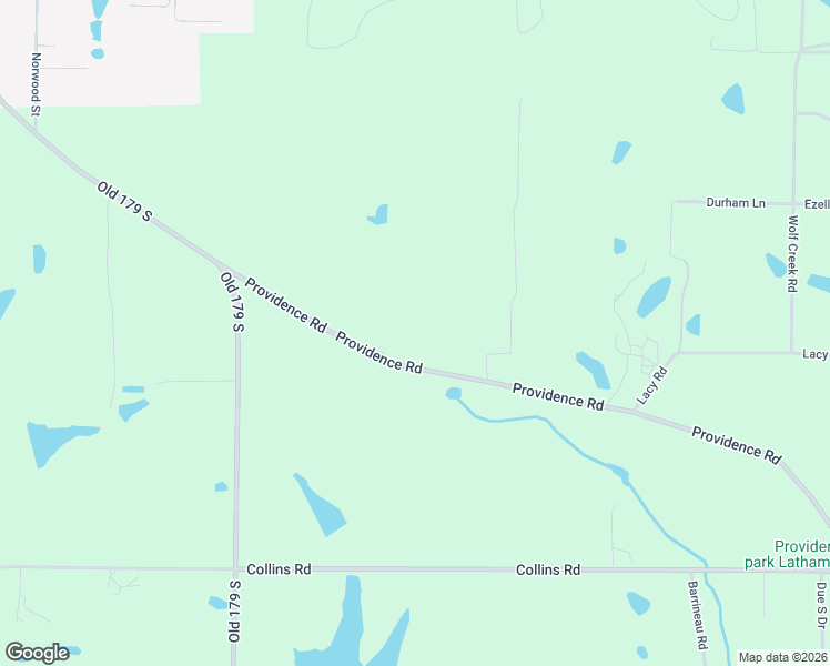 map of restaurants, bars, coffee shops, grocery stores, and more near 267 Providence Road in Whigham