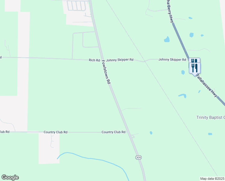 map of restaurants, bars, coffee shops, grocery stores, and more near 2361 Fowlstown Road in Bainbridge