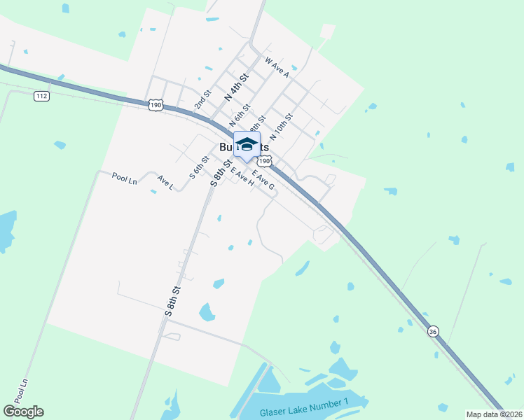 map of restaurants, bars, coffee shops, grocery stores, and more near 218 South 14th Street in Buckholts