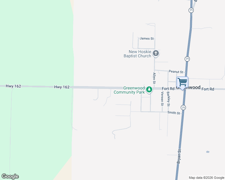 map of restaurants, bars, coffee shops, grocery stores, and more near 5031 West Fort Road in Greenwood