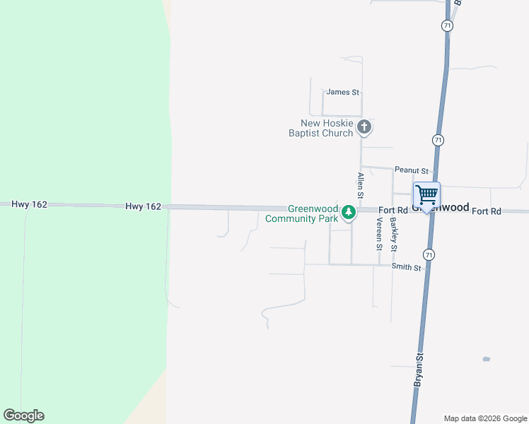 map of restaurants, bars, coffee shops, grocery stores, and more near 4176-4186 Cason Ln in Greenwood