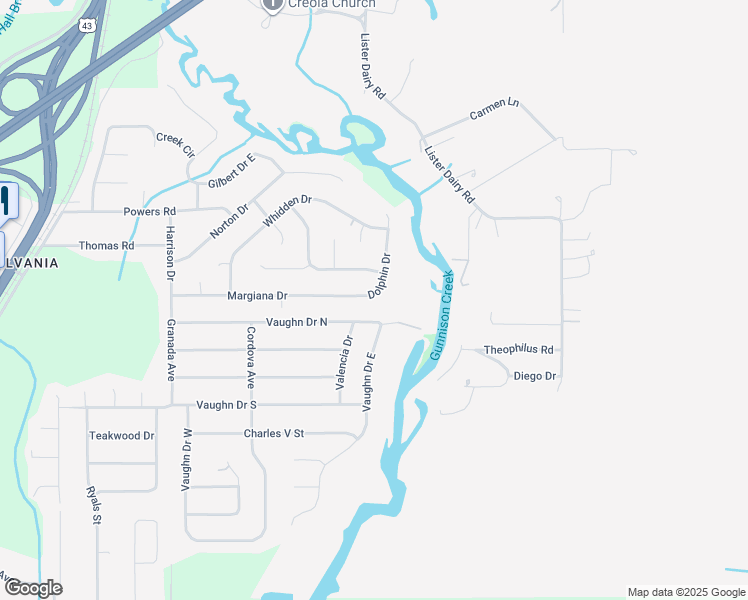 map of restaurants, bars, coffee shops, grocery stores, and more near 762 Dolphin Drive in Satsuma