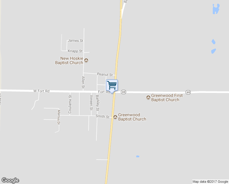 map of restaurants, bars, coffee shops, grocery stores, and more near 4192 Bryan Street in Greenwood