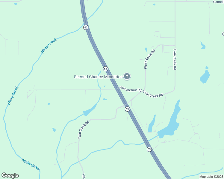 map of restaurants, bars, coffee shops, grocery stores, and more near 100 Summerour Road in Lucedale