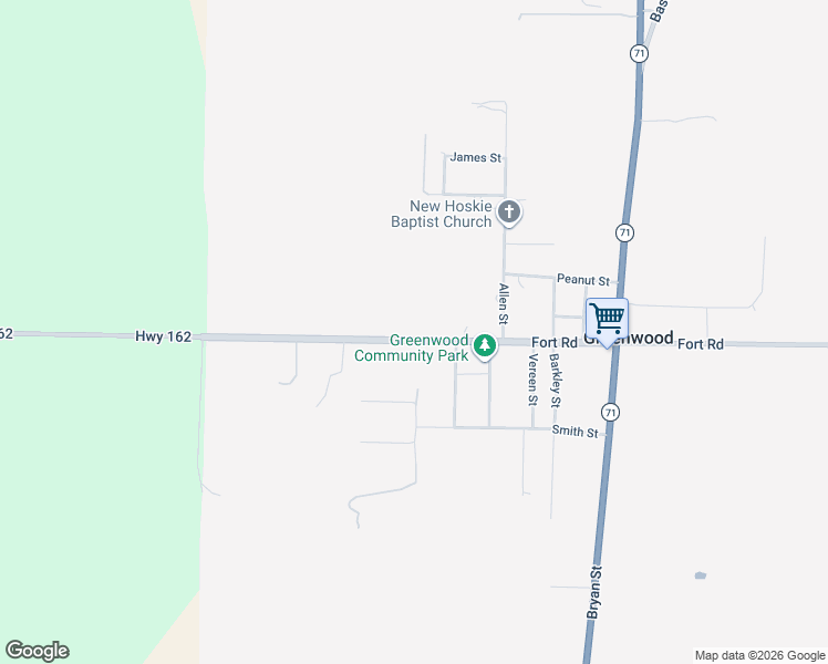 map of restaurants, bars, coffee shops, grocery stores, and more near 5031-5083 West Fort Road in Greenwood