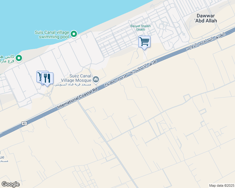 map of restaurants, bars, coffee shops, grocery stores, and more near طريق الإسكندرية - مرسى مطروح in مركز الحمام