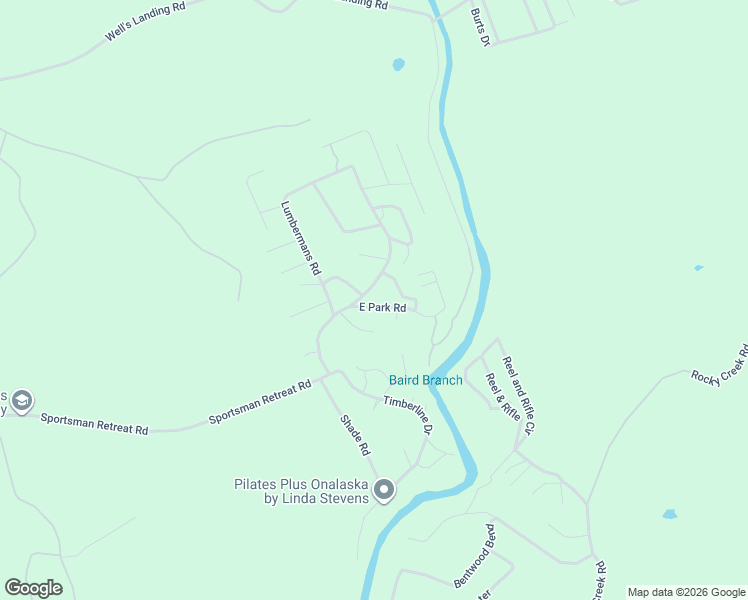 map of restaurants, bars, coffee shops, grocery stores, and more near 165 East Park Drive in Onalaska