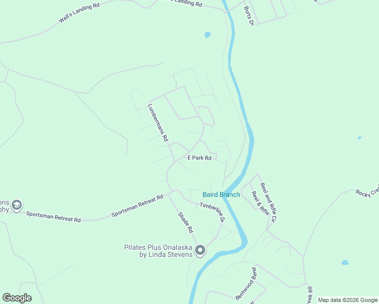 map of restaurants, bars, coffee shops, grocery stores, and more near 165 East Park Drive in Onalaska