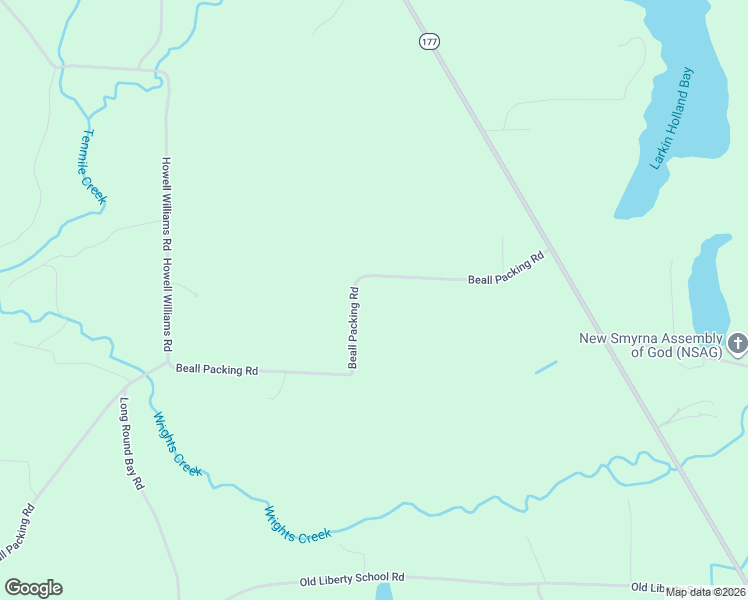 map of restaurants, bars, coffee shops, grocery stores, and more near 2955 Beall Packing Road in Bonifay