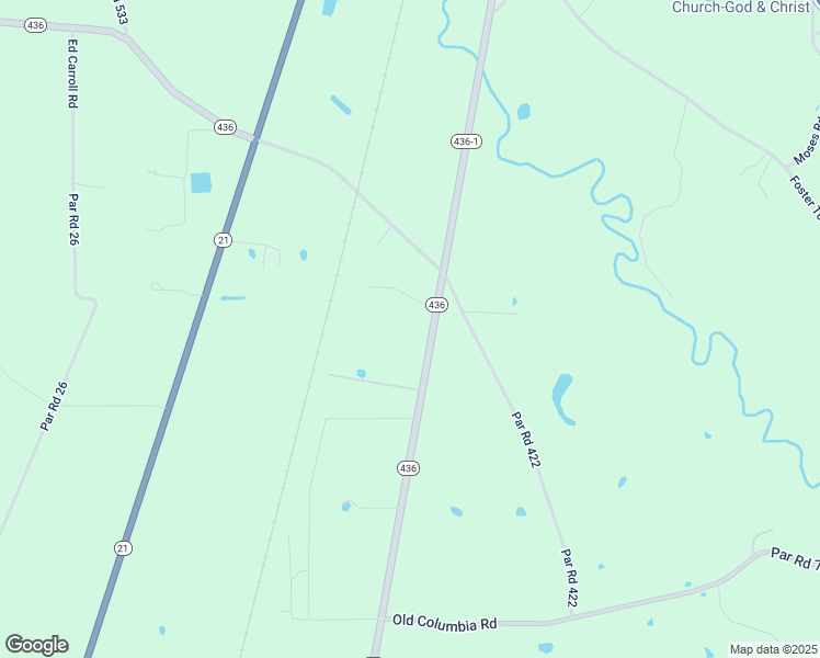 map of restaurants, bars, coffee shops, grocery stores, and more near 23521 Louisiana 436 in Angie