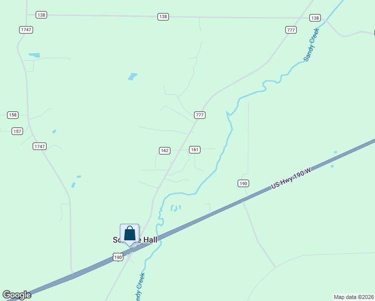 map of restaurants, bars, coffee shops, grocery stores, and more near 212 County Road 161 in Jasper