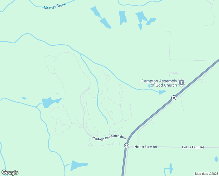 map of restaurants, bars, coffee shops, grocery stores, and more near 6613 Spyglass Hill Road in Laurel Hill