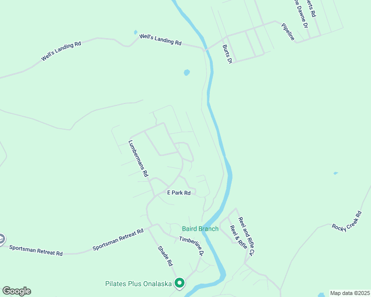 map of restaurants, bars, coffee shops, grocery stores, and more near 190 Bluebonnet Drive in Onalaska