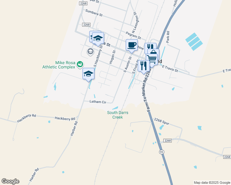 map of restaurants, bars, coffee shops, grocery stores, and more near 328 S Austin St in Holland